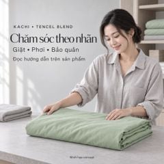 Chăn ga gối Kachi Tencel Blend – Drap, vỏ chăn và vỏ gối nhiều màu MK476 MK477 MK478 MK479 MK480