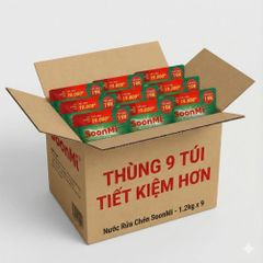 Nước Rửa Chén Soonmi Hương Chanh 1.2kg & 3kg - Sạch Bong Kin Kít, An Toàn Da Tay