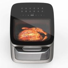Nồi chiên không dầu Mishio MK474 12L - Cảm ứng, cửa kính quan sát