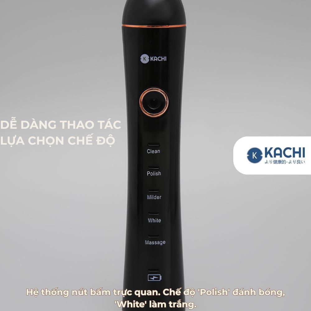 Bàn chải điện Kachi MK455 rung sóng âm dòng cao cấp