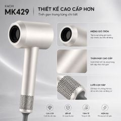 Máy Sấy Tóc Tốc Độ Cao Kachi ION (110.000 vòng/phút) - Sấy Nhanh, Chăm Sóc Tóc Ion Âm, Kiểm Soát Nhiệt NTC