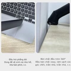 Máy Hút Bụi Cầm Tay Kachi MK439 – Lực Hút Mạnh 15.000Pa, Gọn Nhẹ, Hiệu Quả Tối Ưu