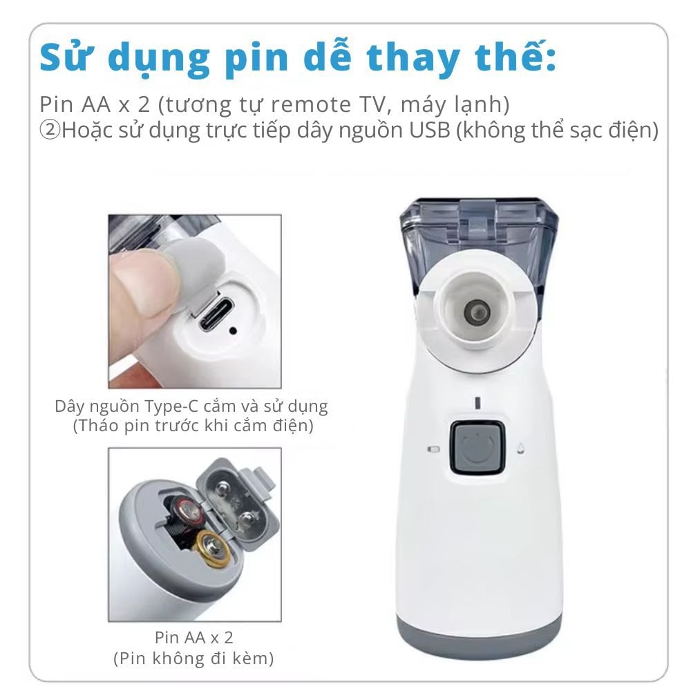 Máy Xông Khí Dung Cầm Tay Kachi YS35: Giải Pháp Hô Hấp Linh Hoạt Mọi Lúc, Mọi Nơi