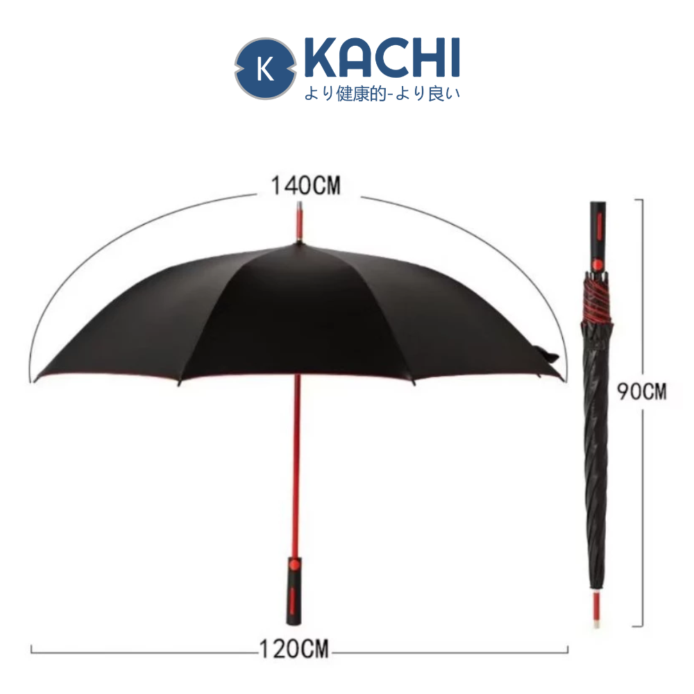 Ô Che Mưa Cỡ Lớn Kachi MK416 – Dù Cao Cấp Gập Gọn, Tự Động, Chống Gió Lật, Chống Tia UV