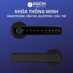 Khóa Cửa Thông Minh Kachi MK43 – Mở Khóa App Tuya + Vân tay + Chìa khóa + Mã số