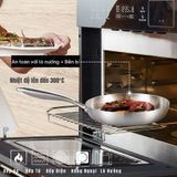  Chảo Inox đáy từ 3 Lớp Mishio (Size 22, 24, 26, 28, 30cm) MK433, MK434, MK435, MK436, MK437 – Đúc Nguyên Khối, Đáy Từ, An Toàn Vượt Trội 