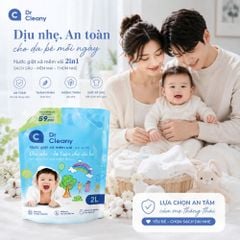 Nước Giặt Cho Bé Dr. Cleany 2kg - Dịu Nhẹ, An Toàn Cho Da Nhạy Cảm | Công Nghệ Hàn Quốc MK