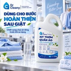 Nước xịt thơm quần áo Dr Cleany 2kg cho tiệm giặt