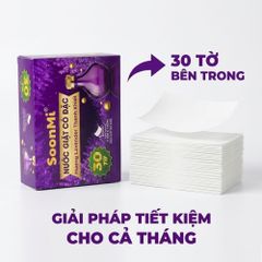 Nước Giặt Cô Đặc SoonMi Hương Lavender - Công Nghệ Giặt Tẩy Thế Hệ Mới (Hộp 30 Tờ) MK