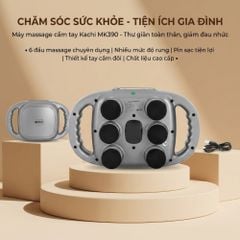 Máy Massage 6 Đầu Rung Kachi MK390 Chạy Pin - Giải Pháp Thư Giãn Tối Ưu Cho Cơ Thể