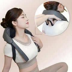 Máy massage cổ vay gáy 6D Kachi MK395 mô phỏng bàn tay người, chạy pin không dây tiện lợi