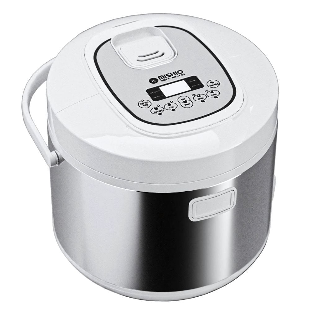 Nồi Cơm Điện Lòng Sứ 1.8Lít Mishio MK402 Không Bong Tróc Men Chống Dính Tự Nhiên