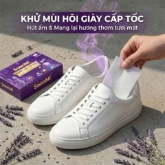 Nước xả cô đặc - Giấy Thơm Quần Áo SoonMi Hương Lavender - Nước Xả Cô Đặc Cho Máy Sấy (Hộp 40 Tờ) MK
