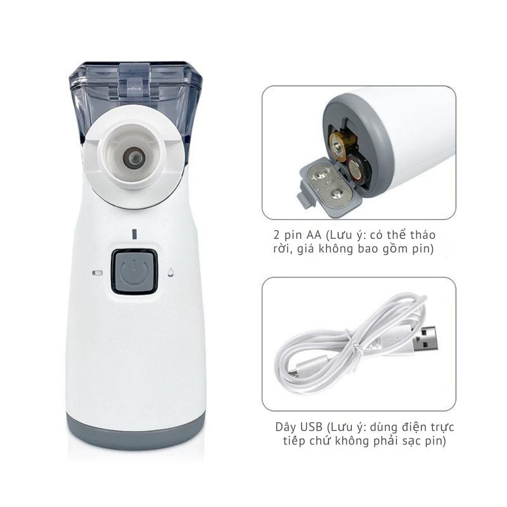 Máy Xông Khí Dung Cầm Tay Kachi YS35: Giải Pháp Hô Hấp Linh Hoạt Mọi Lúc, Mọi Nơi