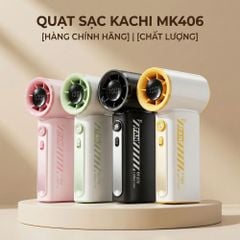 Quạt Phản Lực Cầm Tay Kachi MK406 – Pin 4000mAh, Gió Mạnh Gấp 1.5 Lần