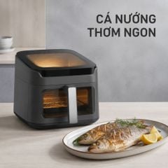 Nồi chiên không dầu Mishio MK473 7L - Quan sát món ngon qua cửa kính