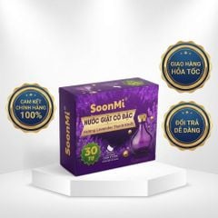 Nước Giặt Cô Đặc SoonMi Hương Lavender - Công Nghệ Giặt Tẩy Thế Hệ Mới (Hộp 30 Tờ) MK