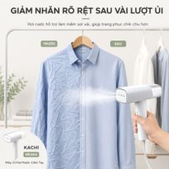 Bàn ủi hơi nước cầm tay Kachi MK464 1400W | Ủi nhanh, nhỏ gọn