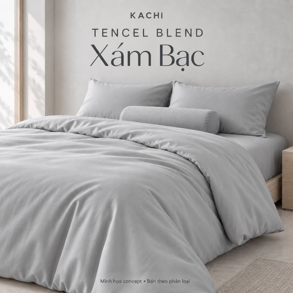 Bộ chăn ga gối Kachi Tencel Blend – hình ảnh chi tiết 17