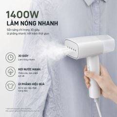 Bàn ủi hơi nước cầm tay Kachi MK464 1400W | Ủi nhanh, nhỏ gọn