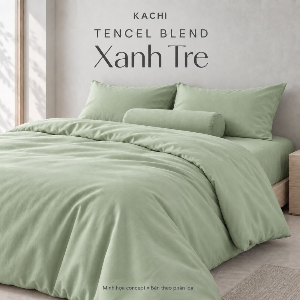 Bộ chăn ga gối Kachi Tencel Blend – hình ảnh chi tiết 18