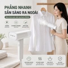 Bàn ủi hơi nước cầm tay Kachi MK464 1400W | Ủi nhanh, nhỏ gọn