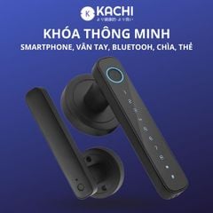 Khóa Cửa Thông Minh Kachi MK43 – Mở Khóa App Tuya + Vân tay + Chìa khóa + Mã số
