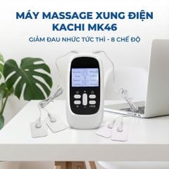 Máy Massage Xung Điện 4 Miếng Dán, 15 Mức Cường Độ, 8 Chế Độ, Giảm Đau Nhức, Tăng Cường Tuần Hoàn Máu Kachi MK46