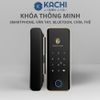  Khóa Cửa Thông Minh Kachi MK45 cho cửa không có khung như cửa kính, cửa gỗ trượt – Mở Khóa App + Vân tay + Chìa khóa + Thẻ từ + Mã số 