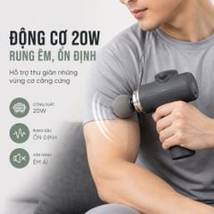 Súng Massage Cầm Tay KACHI MK466 Công Suất 20W - 4 Đầu Massage Giảm Đau Cơ Sâu