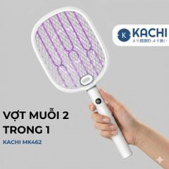 Vợt Bắt Muỗi Tự Động Kachi MK462 – Tích Hợp Đèn Bắt Muỗi, Màn Hình LED Thông Minh