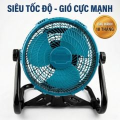 Quạt Để Bàn Tích Điện Kachi MK443 – Gió Turbo Mạnh Mẽ, Xoay 360 Độ, Thiết Kế Di Động Đa Năng