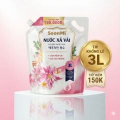 Nước Xả Soonmi 3kg: Bí Quyết Quần Áo Mềm Mại, Ngát Hương Suốt 3 Tuần MK