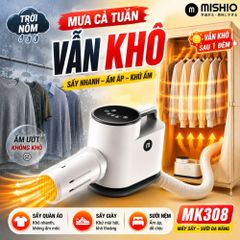 Máy Sấy UV Diệt Khuẩn Quần Áo, Chăn Nệm, Giày Mishio MK308
