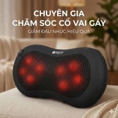 Gối massage không dây Kachi dòng cao cấp MK343 - New