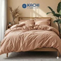 Bộ Drap Lụa Tencel 100% – Mát Lạnh, Mềm Mịn (Size 1m6/1m8 – Bọc Nệm Dày Tới 30cm) MK Kachi