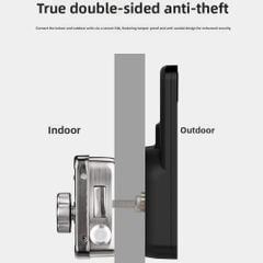 Khóa Cổng Vân Tay Kachi MK46 Cho Cổng Sắt Ngoài Trời (App Tuya) – Giải Pháp An Ninh 