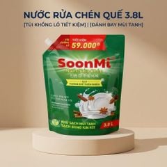 Nước rửa chén hương Quế Soonmi túi lớn 3.8L MK