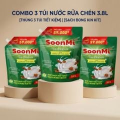 Nước rửa chén hương Quế Soonmi túi lớn 3.8L MK