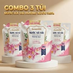 Nước Xả Soonmi 3kg: Bí Quyết Quần Áo Mềm Mại, Ngát Hương Suốt 3 Tuần MK