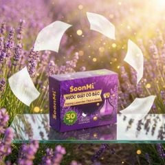 Nước Giặt Cô Đặc SoonMi Hương Lavender - Công Nghệ Giặt Tẩy Thế Hệ Mới (Hộp 30 Tờ) MK