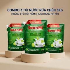 Nước Rửa Chén Soonmi Hương Chanh 1.2kg & 3kg - Sạch Bong Kin Kít, An Toàn Da Tay
