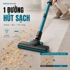 Máy Hút Bụi Cầm Tay Kachi MK439 – Lực Hút Mạnh 15.000Pa, Gọn Nhẹ, Hiệu Quả Tối Ưu