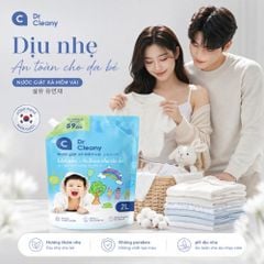 Nước Giặt Cho Bé Dr. Cleany 2kg - Dịu Nhẹ, An Toàn Cho Da Nhạy Cảm | Công Nghệ Hàn Quốc MK