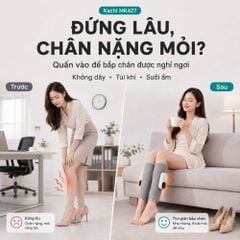 Máy Massage Chân Không Dây Kachi MK427: Giải Pháp Toàn Diện Cho Đôi Chân Khỏe Mạnh