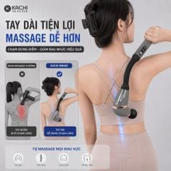 Gậy Massage Kachi MK405 – Súng Massage Cầm Tay Có Tay Nối Dài, Thư Giãn Sâu Từng Nhóm Cơ
