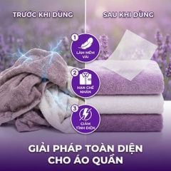 Nước xả cô đặc - Giấy Thơm Quần Áo SoonMi Hương Lavender - Nước Xả Cô Đặc Cho Máy Sấy (Hộp 40 Tờ) MK