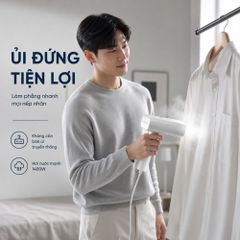 Bàn ủi hơi nước cầm tay Kachi MK464 1400W | Ủi nhanh, nhỏ gọn