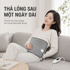 Thảm Chườm Nóng Kachi MK363 giảm đau nhức, đệm sưởi ấm, chăn điện