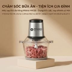 Máy Xay Thịt Đa Năng Mishio Mk135 1,8L 300W